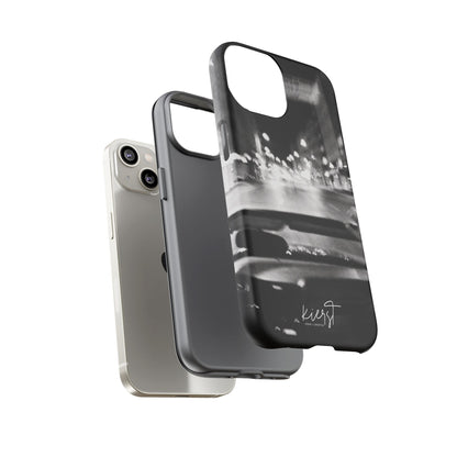 Faded Summer Nights iPhone Case | A Cinematic Blur of City Lights and Nostalgia