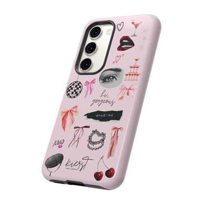 Pink Samsung Galaxy Phone Case - Edge of Romance