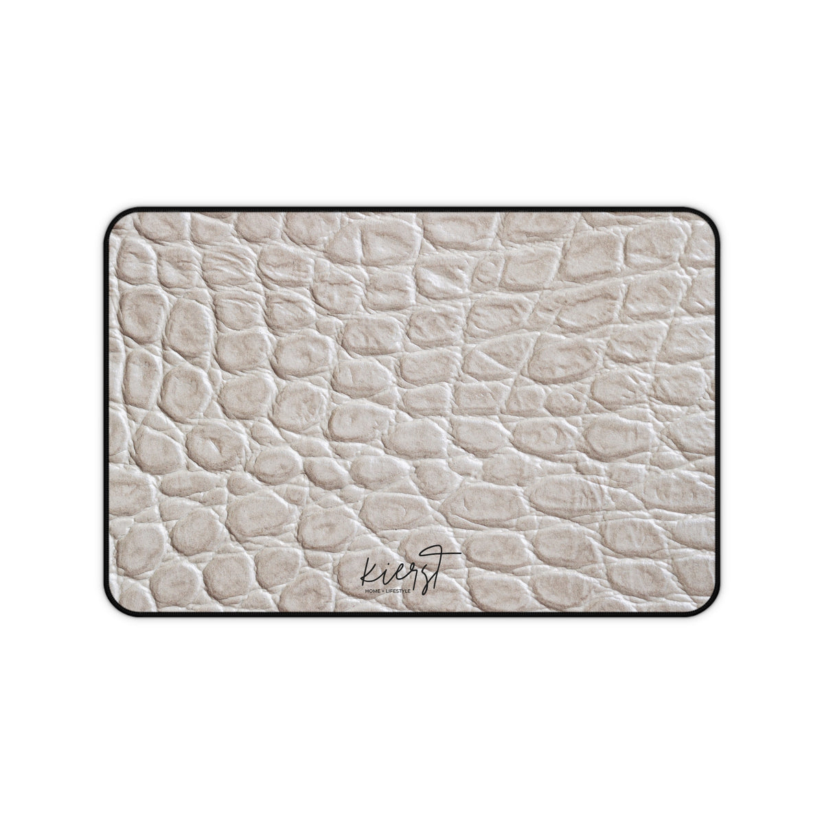 Cream Reptile Print Desk Mat