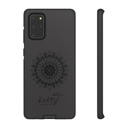 Black Mandala Samsung Galaxy Phone Case | Elevated Symmetry, Timeless Energy