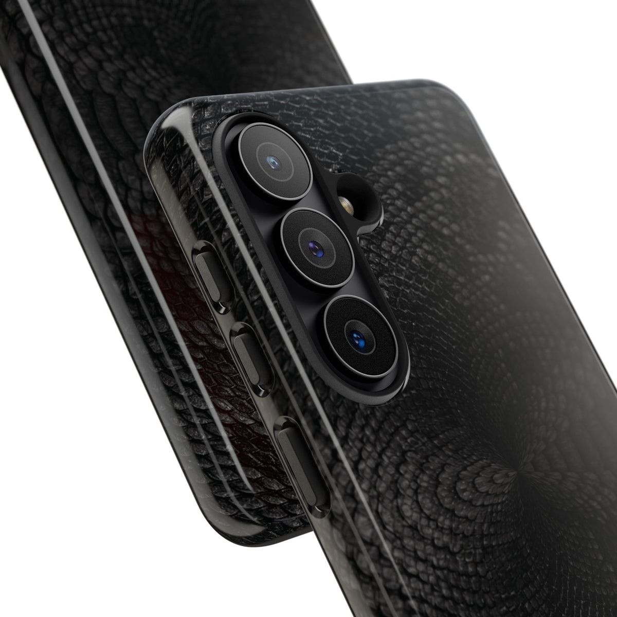 Black + Grey Snake Print Samsung Galaxy Phone Case