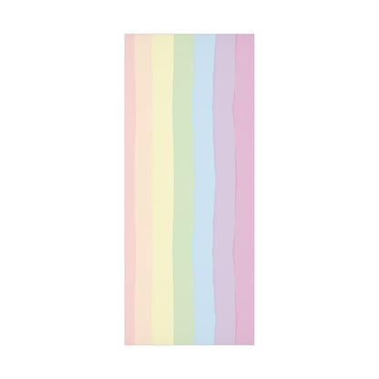 Muted Rainbow Messy Striped Gift Wrapping Paper