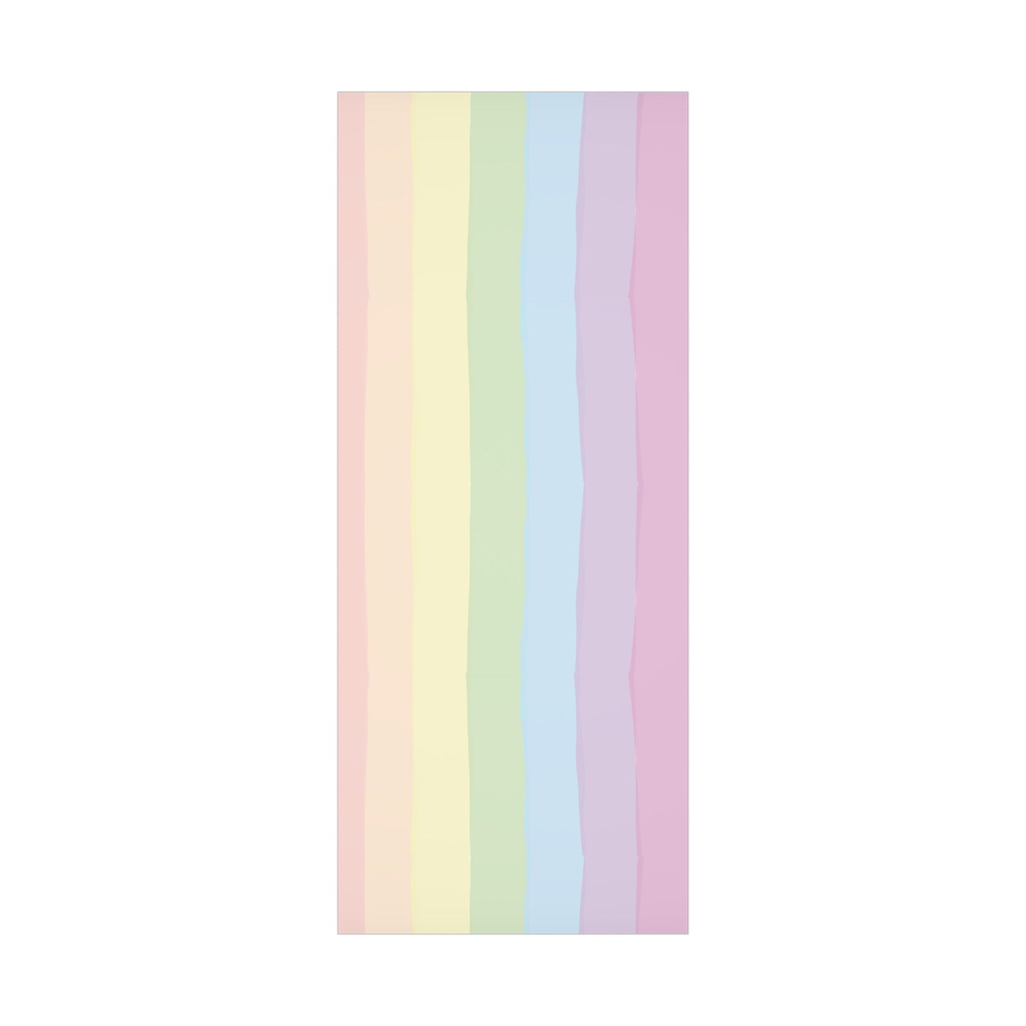 Muted Rainbow Messy Striped Gift Wrapping Paper