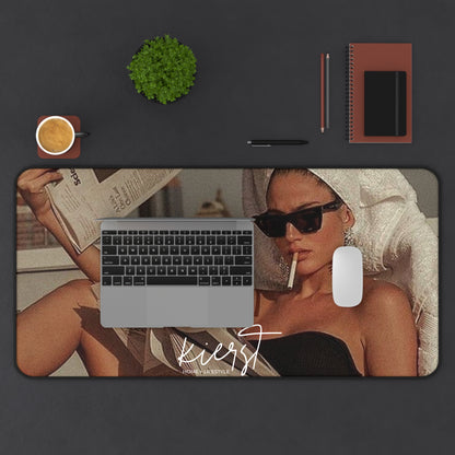 A Classic Affair Desk Mat | Vintage Glam Meets Modern Edge