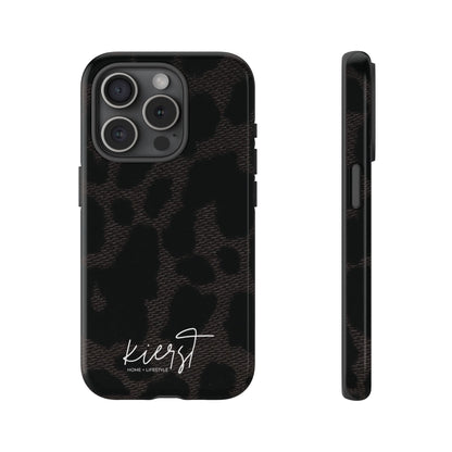 Black Leopard iPhone Case