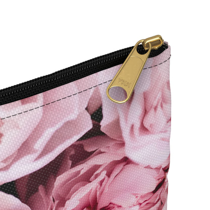 Pink Peonies Accessory Pouch