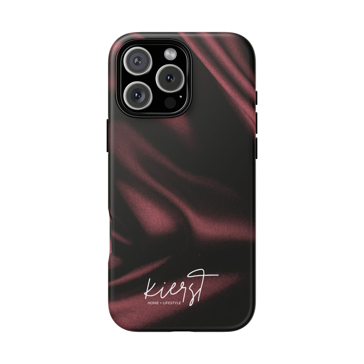 Signature Velvet Noir Silk Print iPhone Case