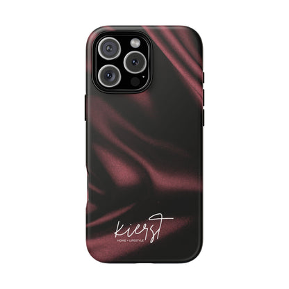 Signature Velvet Noir Silk Print iPhone Case