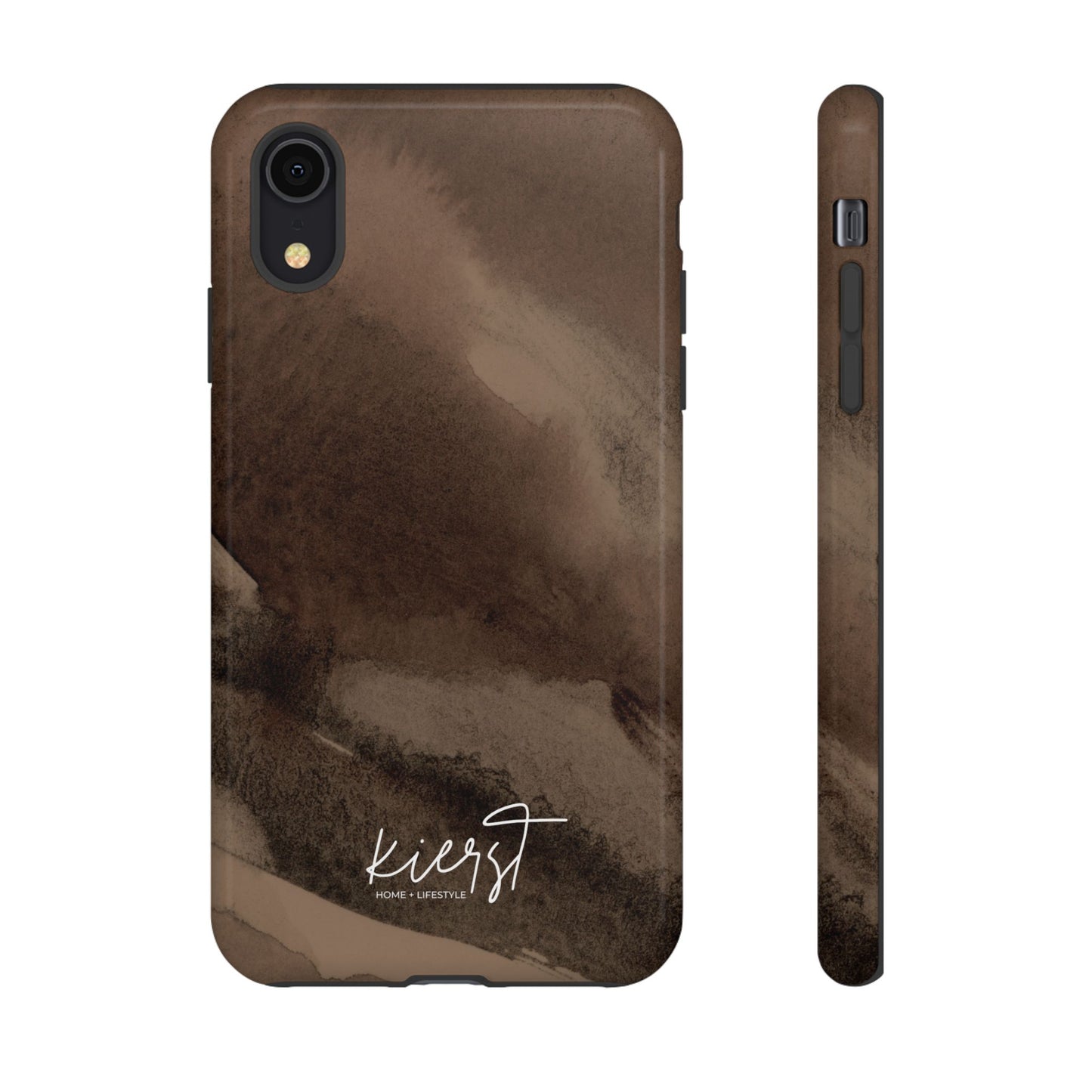 Brown Abstract iPhone Case