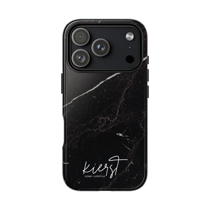 Black Marble iPhone Case