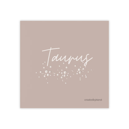 Taurus and Pearls Post-it® Note Pads