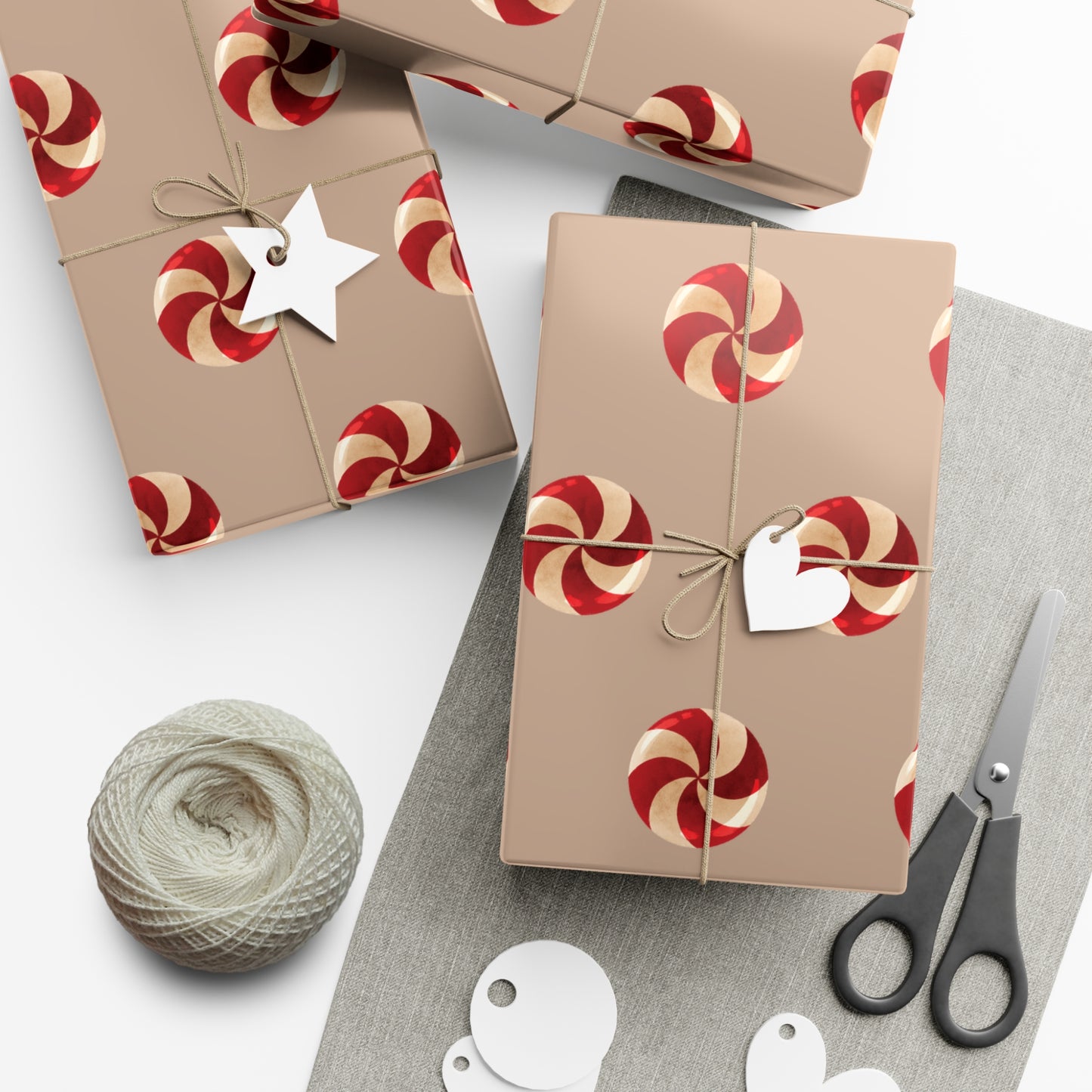 Cany Peppermints Gift Wrapping Paper