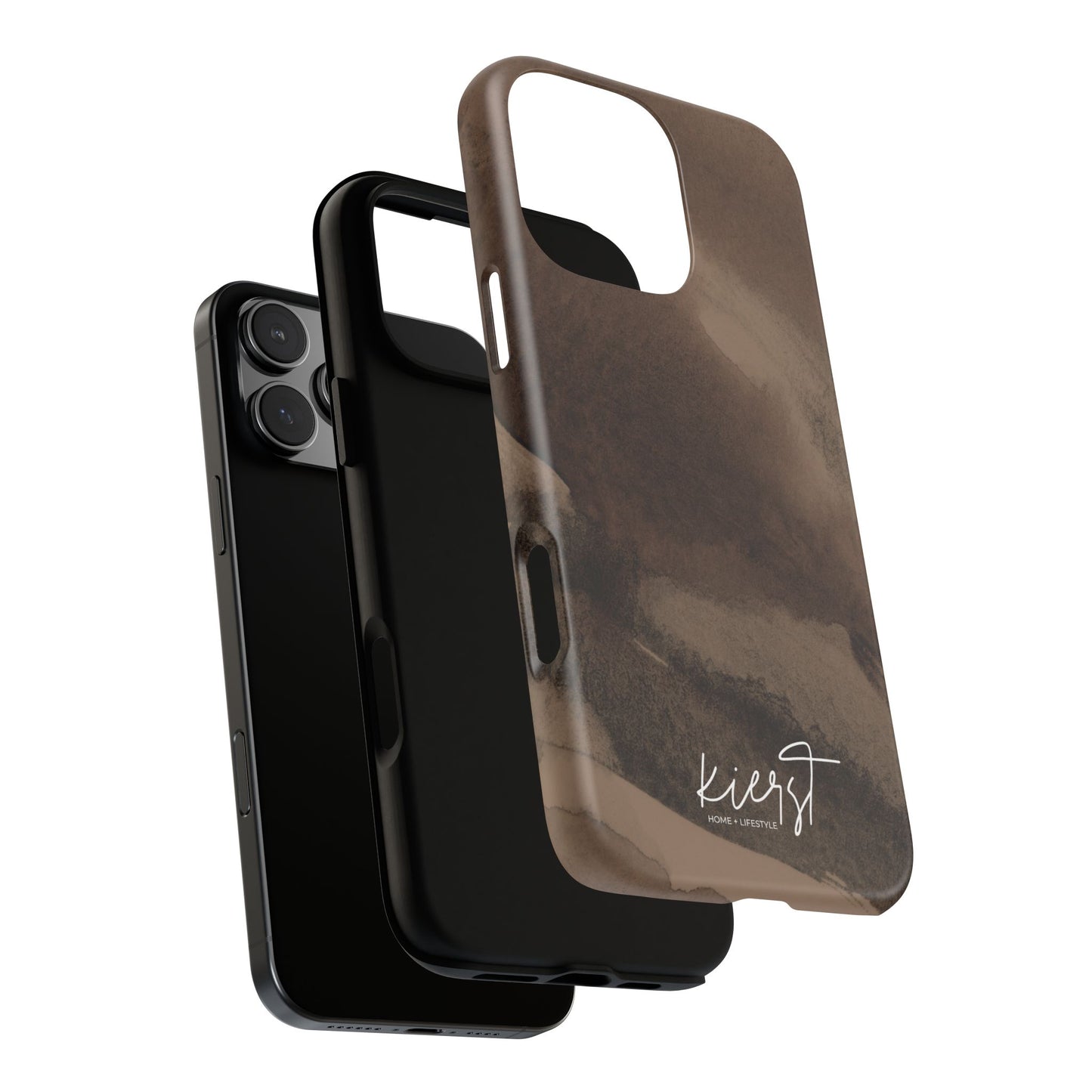 Brown Abstract iPhone Case