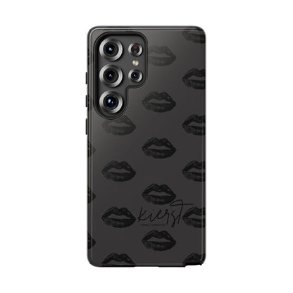 Black Lips Samsung Galaxy Phone Case