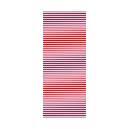 Pink and Red Horizontal Striped Wrapping paper