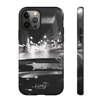 Faded Summer Nights iPhone Case | A Cinematic Blur of City Lights and Nostalgia