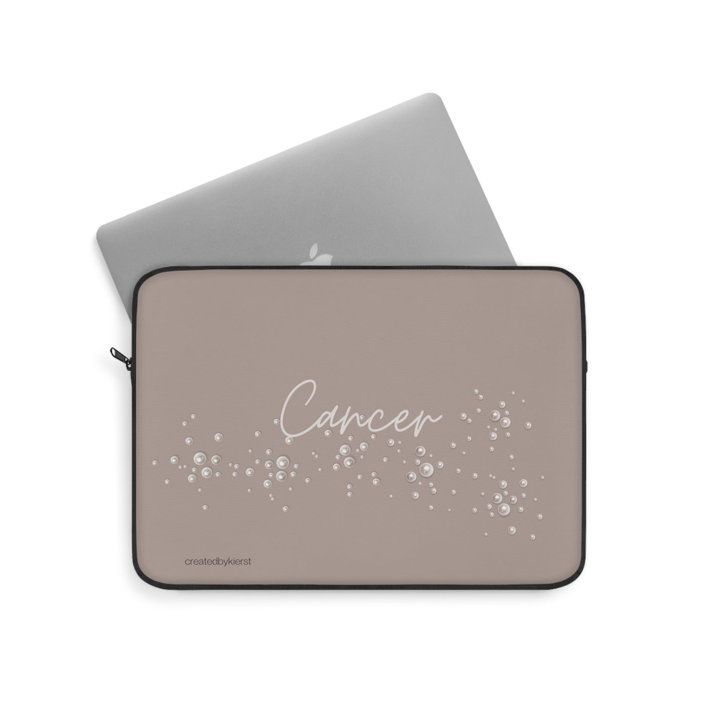 Cancer and Pearls Laptop Sleeve