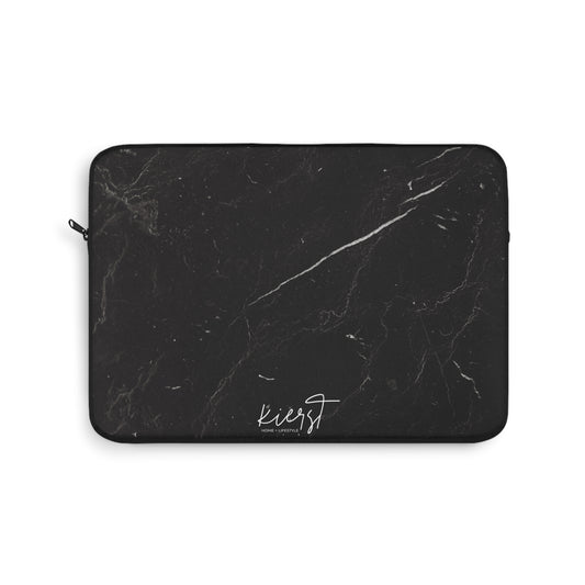 Black Marble Laptop Sleeve | Sleek + Sophisticated Protection