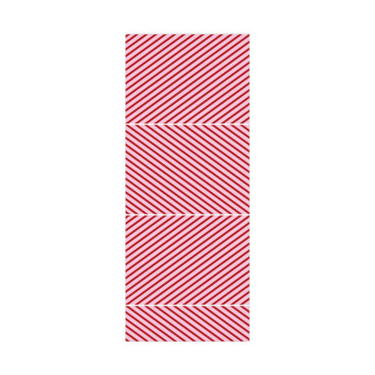Pink and Red Diagnol Striped Wrapping paper