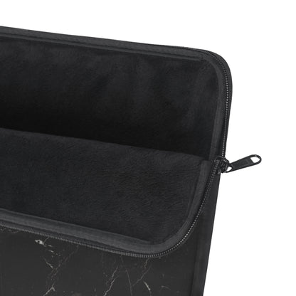 Black Marble Laptop Sleeve | Sleek + Sophisticated Protection
