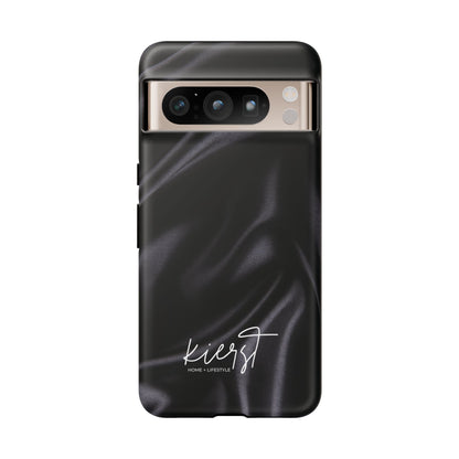 Black Silk Print Google Pixel Phone Case