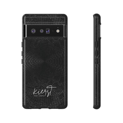Black + Grey Snake Print Google Pixel Phone Case