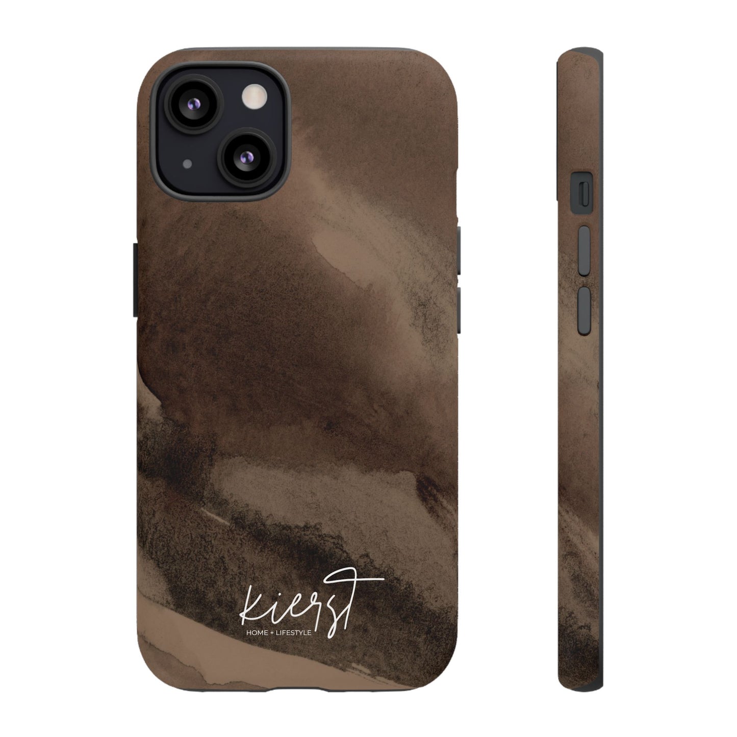 Brown Abstract iPhone Case
