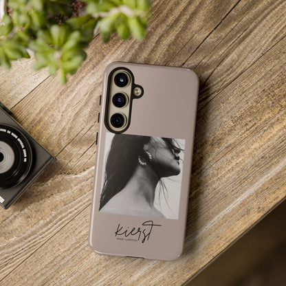 Black & White Fashion Portrait Samsung Galaxy Phone Case