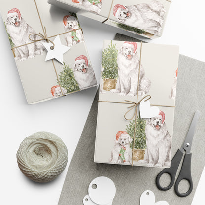 Christmas Dogs Gift Wrapping Paper