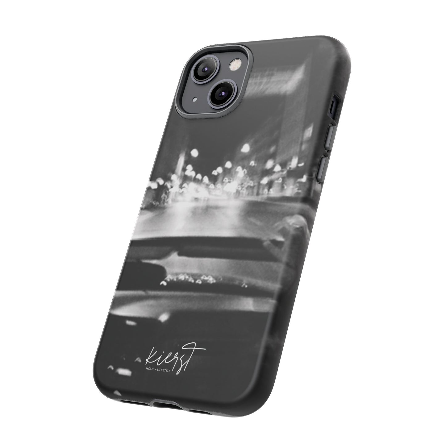 Faded Summer Nights iPhone Case | A Cinematic Blur of City Lights and Nostalgia