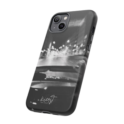 Faded Summer Nights iPhone Case | A Cinematic Blur of City Lights and Nostalgia