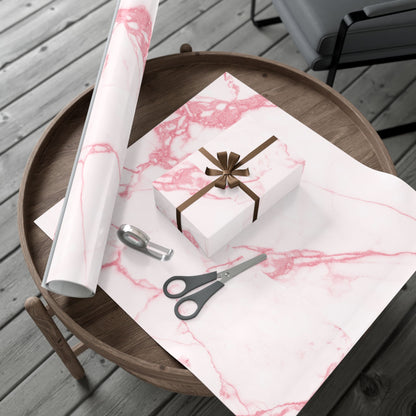 Pink Marble Wrapping Paper
