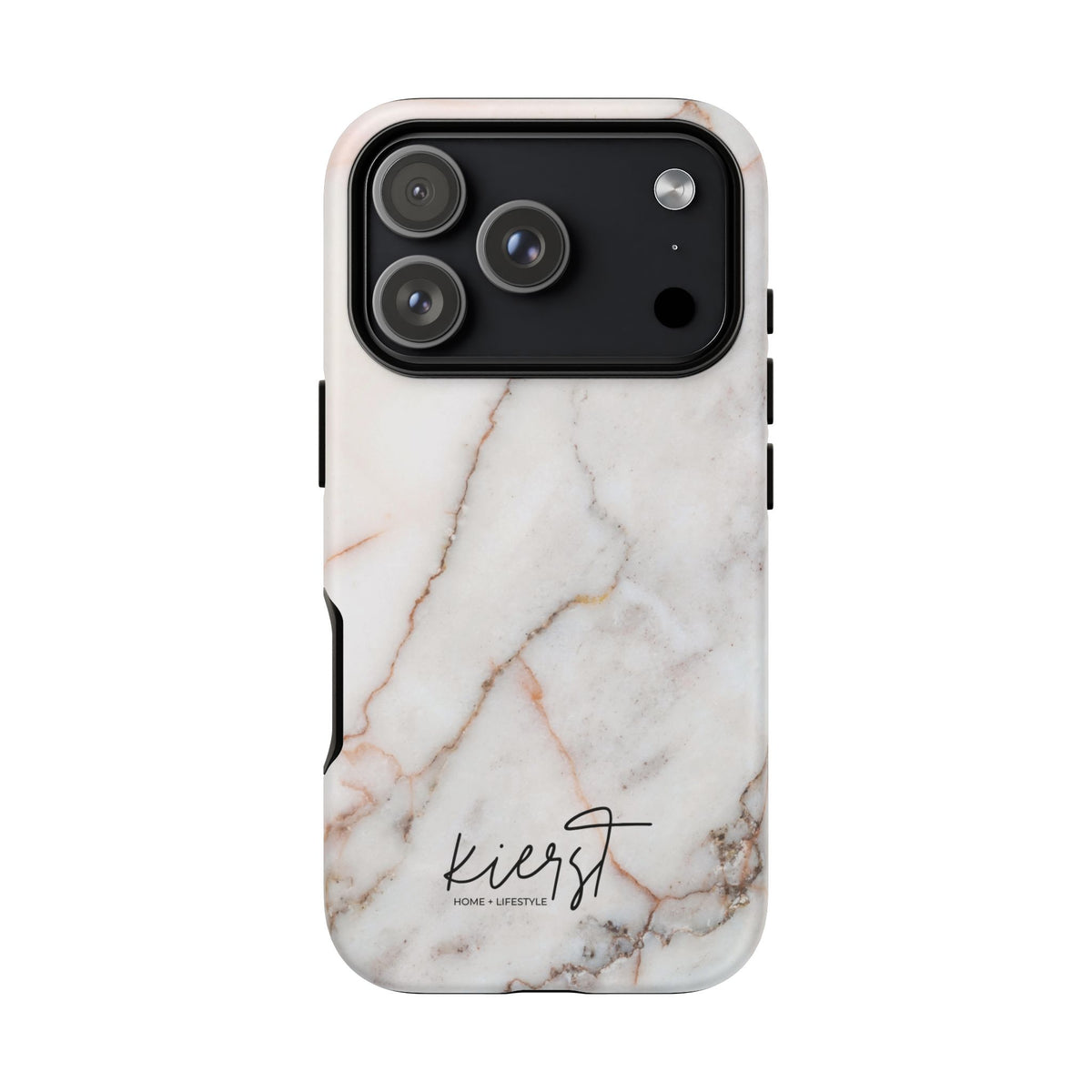 Warm White Marble iPhone Case