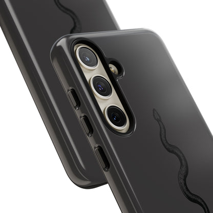 Long Black Snake Samsung Galaxy Phone Case | Power In The Subtleties