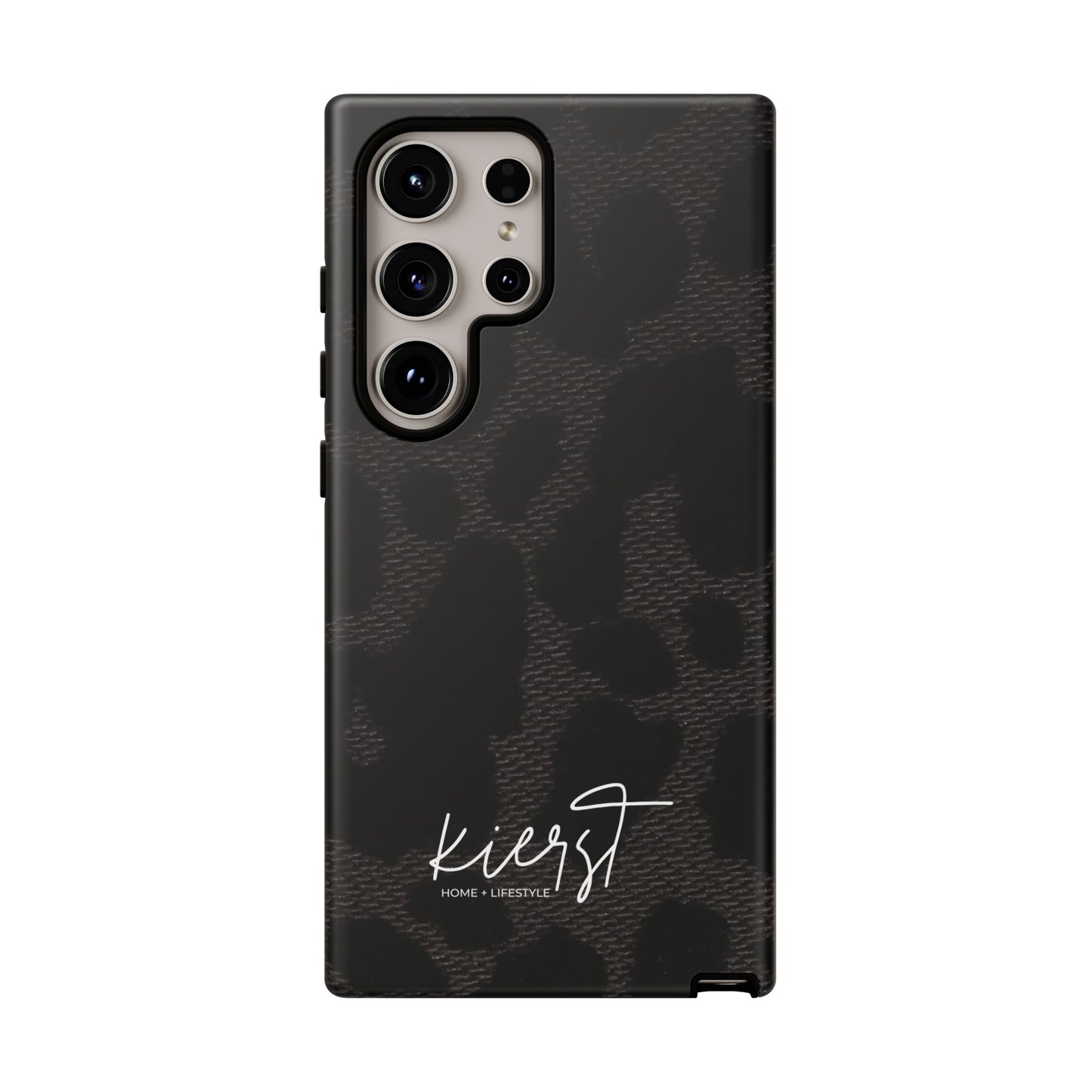 Black Leopard Samsung Galaxy Phone Case
