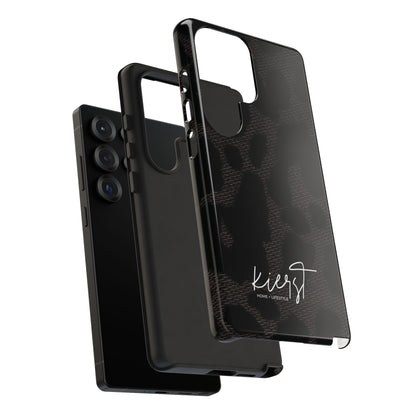 Black Leopard Samsung Galaxy Phone Case