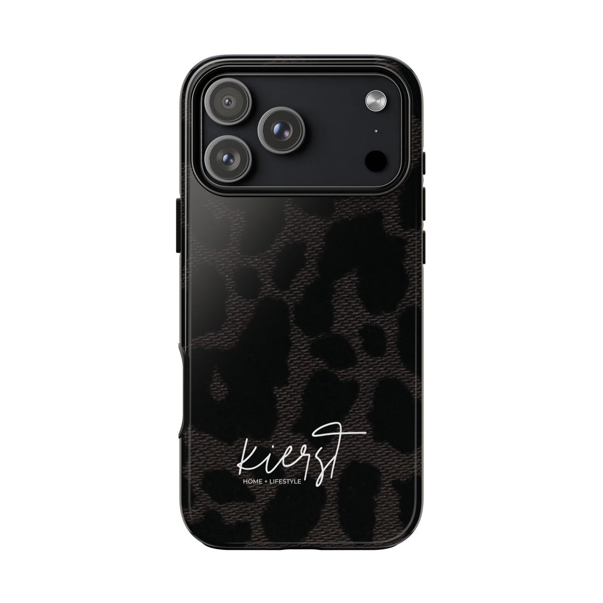 Black Leopard iPhone Case