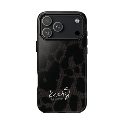 Black Leopard iPhone Case