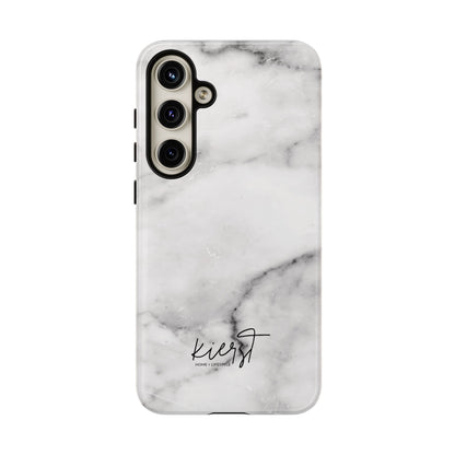 Lived-In White and Grey Marble Samsung Galaxy Case | Soft Strength, Redefined