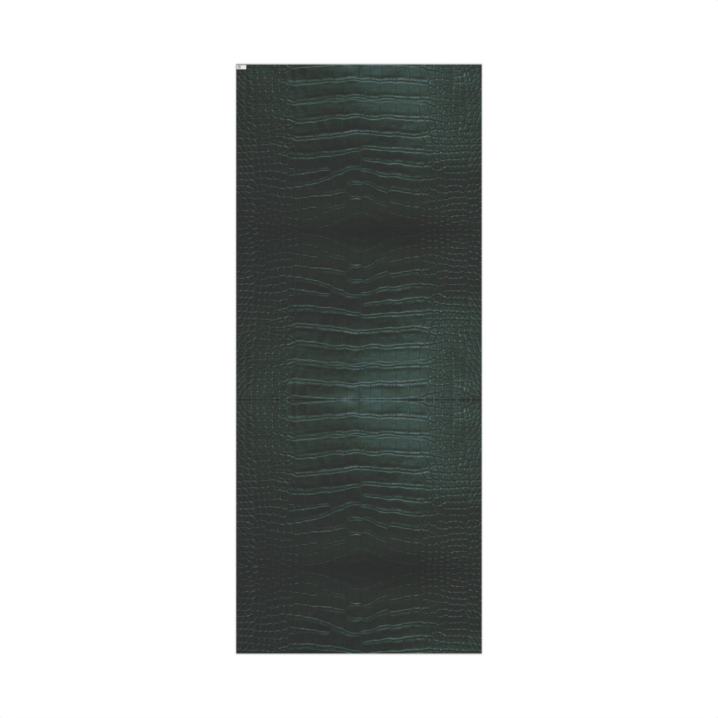 Emerald Crocodile Print Gift Wrapping Paper