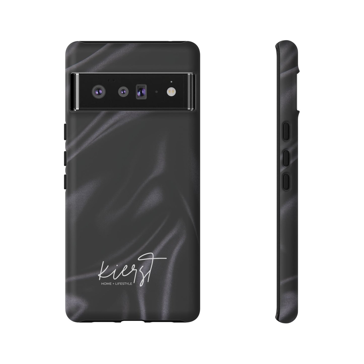 Black Silk Print Google Pixel Phone Case