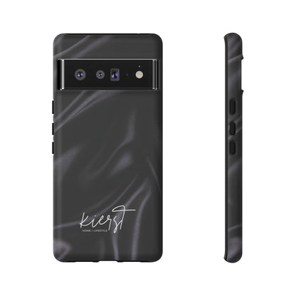 Black Silk Print Google Pixel Phone Case
