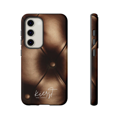 Bronze Tufted Print Samsung Galaxy Phone Case