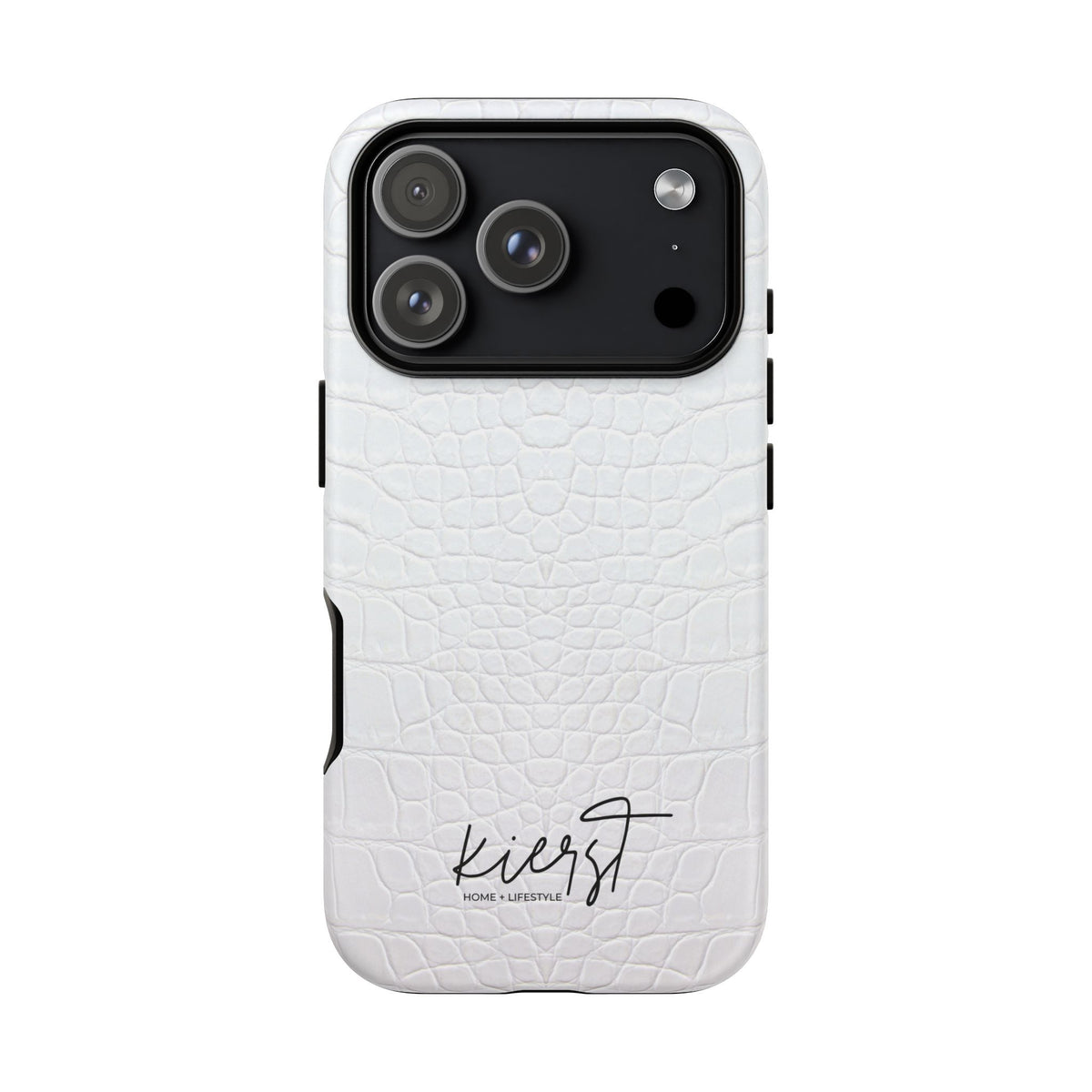 White Alligator iPhone Case