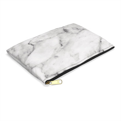 Lived-In Grey Marble Accessory Pouch