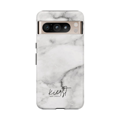 Lived-In White and Grey Marble Google Pixel Case | Elevated Essentials For Everyday