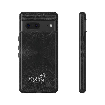 Black + Grey Snake Print Google Pixel Phone Case