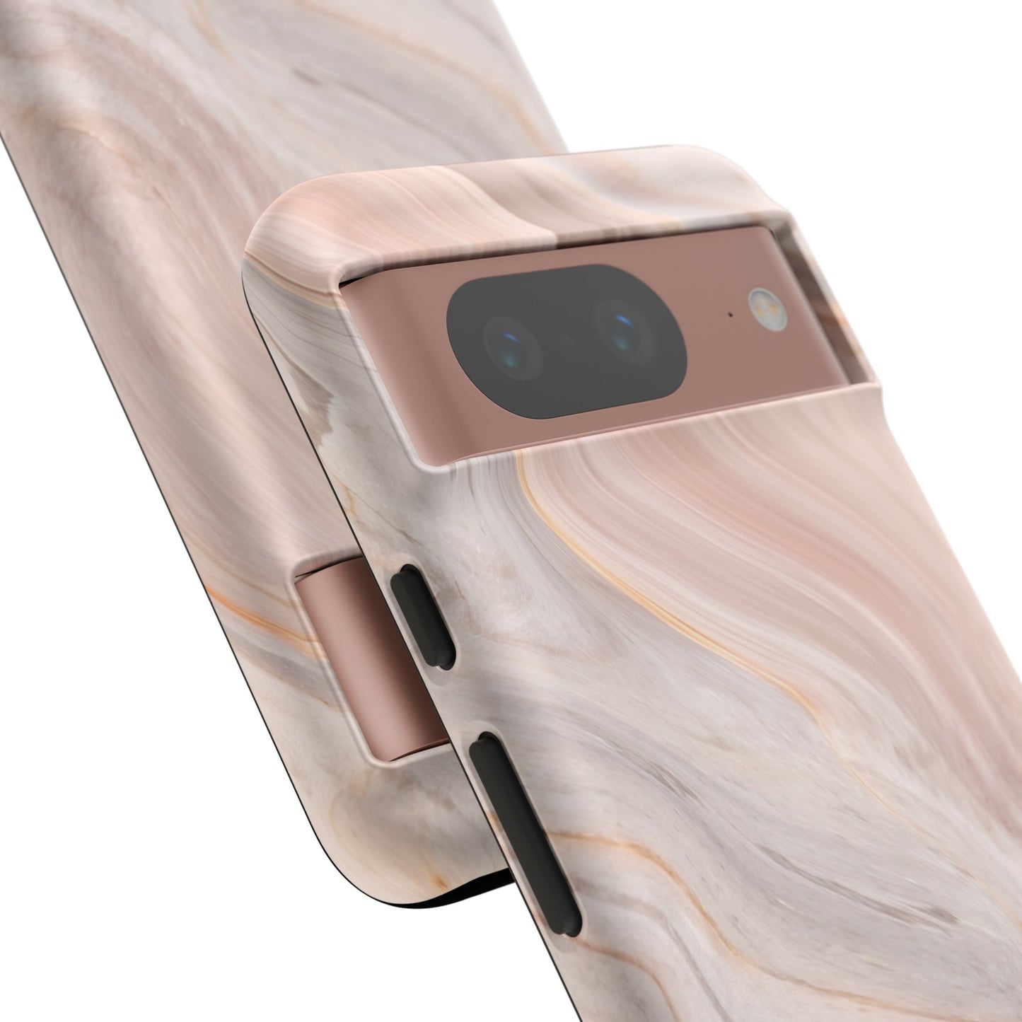 Blush Swirl Marble Google Pixel Phone Case | Soft Movement Meets Curated Luxury