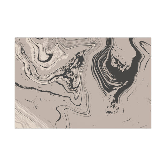 Cream, Grey, and Taupe Marble Gift Wrapping Paper