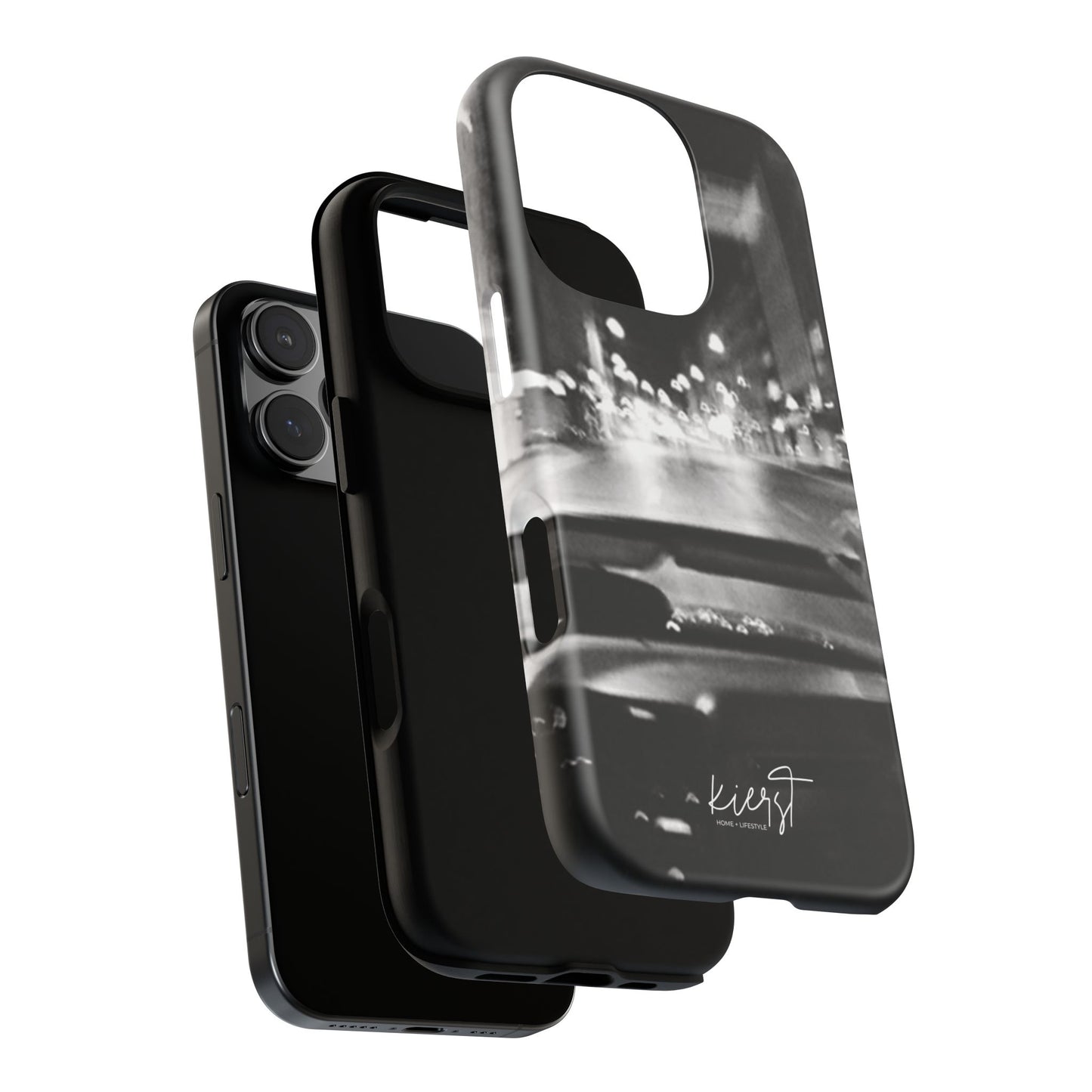 Faded Summer Nights iPhone Case | A Cinematic Blur of City Lights and Nostalgia
